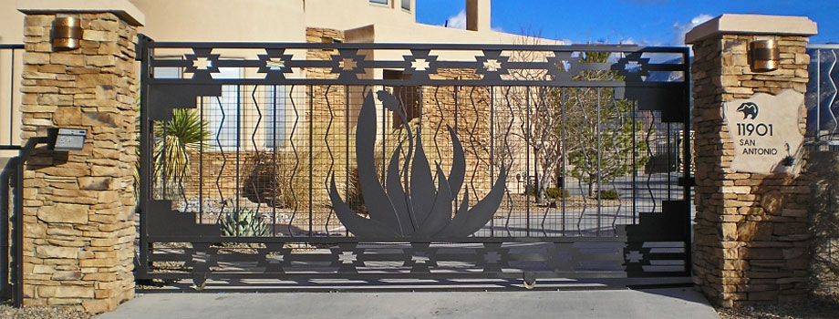 Southwest Contemporary Gates